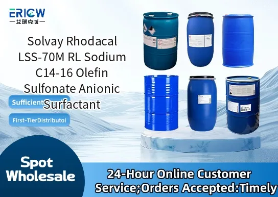 Solvay Rhodacal LSS-70M RL Sodium C14-16 Olefin Sulfonate Anionic Surfactant